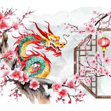 蝶古巴特DIY拼貼專用紙 生肖0001, 35x40cm棉紙