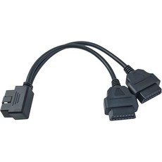 OBD2 직각 스플리터 Y 케이블 남성 대 2 여성 연장 30cm12, Y Cable 1 Piece
