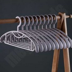 생활의 미쁨 고급 새틴 원단 옷걸이 핑크 매장옷걸이