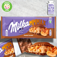 밀카 엠맥스 땅콩&카라멜 밀크초콜릿 유럽 오스트리아 대용량 먹거리, 1개, 276g