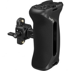 SmallRig 알루미늄 측면 손잡이 카메라 케이지용 범용 인체공학 내장 1420 위치 구멍 스트랩 콜드 슈 36mm 상하 조절 가능, NATO Side Handle