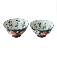 꿈꾸는 키친 일본 오뚝이 공기대접세트, 1세트, 공기+대접