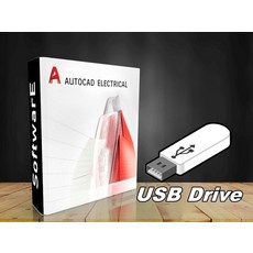 WindowsOS - USB 드라이브용 소프트웨어 AutoCAD 전기 2024 평생 라이선스만 제공