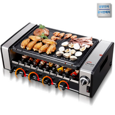 삼양전자 자동 양꼬치 기계 바베큐 멀티 그릴 캠핑 가정용 구이 닭 고기 전기 BBQ, 2.삼양전자 멀티그릴 대