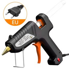 무선 충전식 글루건 소형 휴대용 강력접착 DIY 수공예 실리콘건 150W 산업용 등급 핫멜트 접착제 총 180 ℃ 가정용 수제 전기 수리 도구, 1)EU