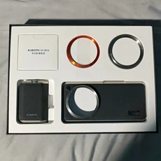 Original Xiaomi 14 울트라 전문 카메라 세트 사진 키트 무선 Len 핸들 나노 가죽 전화 케이스 필터 링