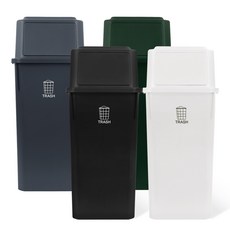 모노 클린 분리수거함 60L, 1개, 화이트