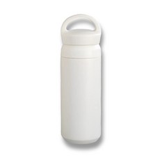 블룸트레일 파우더 코팅 손잡이 텀블러, 1개, 350ml, 크림화이트