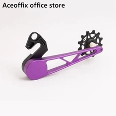 브롬톤 P 라인 자전거 체인 텐셔너 5 7단 세라믹 지지대 나일론 부드러운 가이드 휠용 Aceoffix, 05 purple