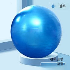 PVC 짐볼 요가 필라테스 피트니스 홈트 운동 짐볼 밸런스볼 임산부 출산용 훈련 대형 균형, 4개, 3_블루 단품