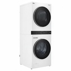 LG 트롬 워시타워 W20WAN 세탁기 23kg + 건조기 20kg 릴리 화이트 방문설치, 소프트화이트