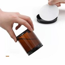 테이블패드 5Pcs 시인 시리즈 용지 책상매트 메모리 스크랩북 데스크받침대, P. 100ml 투명 유리병 검은색 알루미늄 뚜껑 포함