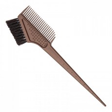 馬毛染髮刷梳 雙頭設計 均勻上色 居家染髮工具 全長23公分, 詳見包裝, 詳見包裝