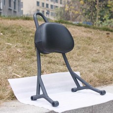 오토바이 탠덤 등받이 브라켓 뒷좌석 스쿠터 뒷받이, 리어백레스트+선반세트