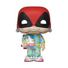 FUNKO POP #1344 漫威死侍睡衣版模型公仔 超萌收藏