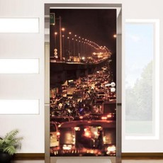 아트박스/꾸밈 ad903-현관문시트지_막히는도로