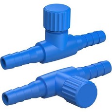 316인치 ID 항공사 튜브용 Pawfly 수족관 공기 제어 밸브 단방향 플라스틱 공기 흐름 조절기 조절 가능한 블루 호스 커넥터 어항용 공기 펌프 액세서리 10팩, Blue