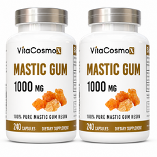 VitaCosmoX 비타코스모엑스 매스틱검 매스틱 검 Mastic Gum 1000mg, 2개, 240정