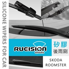 不乾淨 跳動 異音 SKODA ROOMSTER 後擋 雨刷 後雨刷 (2006 ) 13吋 鍍膜雨刷 矽膠 潑水, 款式二 (務必確認接頭),替換膠條13吋 (6mm)