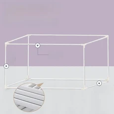 기숙사 침대 커튼 학생 차양 상하 이층 두꺼운 커튼 침대용 모기장, 02 1.5m high 1 piece, 01 Diamond lattice