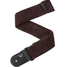 (老羊樂器店)開發票 DADDARIO 50CR01 燈心絨吉他背帶 吉他背帶 貝斯背帶 燈心絨材質, 1個, 50CR01 咖啡色