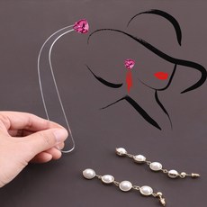 귀걸이 시착용 홀더 투명 아크릴 홀더 위생적 플리마켓 액세서리 진열대 전시