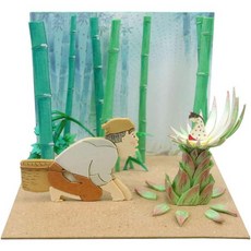 지브리 카구야 공주 이야기 공주 탄생 종이 공예 미술 DIY 키트