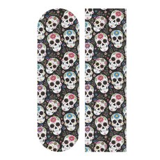 해골 패턴 스케이트보드 그립 테이프 롱보드 그립 테이프 미끄럼 방지 스쿠터 그립 테이프 샌드 페이퍼 시트 스티커 22.9cm x 83.8cm(9 x 33인치)