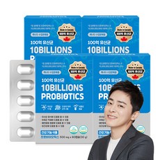 자연의품격 GNM 100억 유산균 프로바이오틱스, 60정, 4개