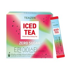 티젠 제로슈가 아이스티 수박우롱티, 5g, 1개, 40개입 5g, 1개, 40개입