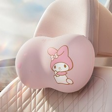 에프식스 산리오 정품 캐릭터 자동차 목쿠션 메모리폼 헤드레스트, 마이멜로디, 1개