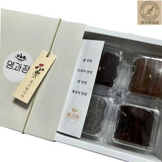 프리미엄 양갱 4구 세트 쇼핑백포함 수제 전통 디저트 선물 답례품 양갱맛집, 2개, 220g