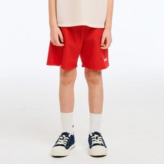 베네통 키즈 와플 5부 팬츠 QATP09631RD