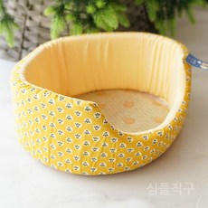 대형견튜브 강아지 플로트 풀장 움직이는 소형견 반려동물 물놀이 애견튜브 여름 수영, E. 고양이집 노랑