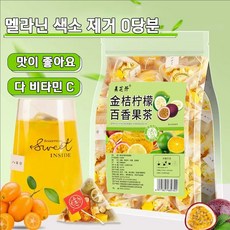 청귤 레몬 패션프루트티백 과일차 비타민C 보충 음료 다이어트 음료 50포, 50개입, 3개, 100ml