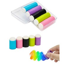 LYHMHAMY 스텐실 시트 지판화 10개 세트 스폰지 다우퍼 DIY 도면 종이 장식용 잉크 크래프트 초크 그리기 카드 제작 카드 제작 도구 유치원 보육원