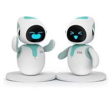 Eilik 에일릭 터치 인터렉티브 로봇 ai로봇 블루 2개 세트