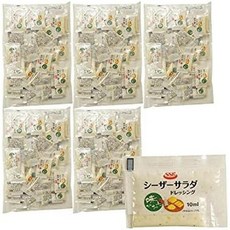 sftkopah 일본직구 SSK 시저 샐러드 드레싱(10ml x 200봉지) 도시락 아웃도어 테이크아웃 작은 가방, 사이즈, 1개, 10ml