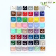 Tsukineko Artnic月貓金色印台，水性顏料系，手工藝必備，色彩飽和，快乾不暈染, 1個, AS-161 抹茶色