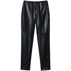 트윈셋 인조 가죽 레깅스