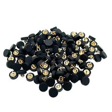 도이아 심플 플랫 라운드 대리석 패턴 DIY 의류 액세서리 부자재 콩단추, 50개, 블랙