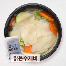 [7인분 대용량] 강원도 감자 수제비 (생지+맑은옹심이소스) / 생반죽 쫄깃한 식감, 1.19kg, 2세트