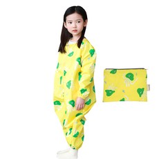 베베슈에뜨 올인원 전신미술가운 젤리피쉬 + 파우치