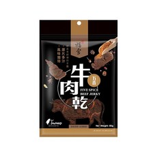 福食 五香牛肉乾, 80g, 1個