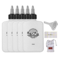 야외 캠핑 오일 디스펜서 병 120ml 누출 방지 식초 항아리 짜기 트위스트 탑 캡 HDPE 요리 굽고