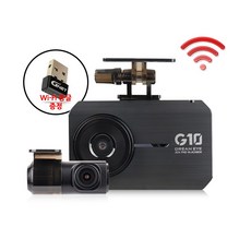 지넷시스템 G10 32GB FHD-FHD 2채널 와이파이 블랙박스/스마트폰 연동, Wi-Fi 동글 증정