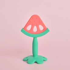 퍼펙션 과일 치발기 실리콘 국민 아기 이앓이 치아발육기, 1개