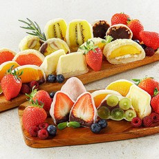 [모찌이야기]신선한 생과일 모찌 수능선물 세트 8구/12구, 수능 12구(딸기3청포도3감귤2파인2키위2)