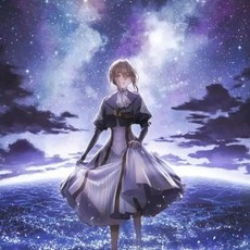 스터드드 바이올렛 에버가든 애니메이션 레트로 페인팅 프린트 거실용 벽장식 그림, 7. E23