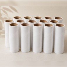 씨앤홈 테이프클리너 리필 고점착 사선컷팅 16cm x 12m 15개